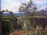 Landscape near Yerres by Gustave Caillebotte